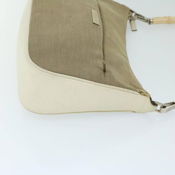 GUCCI Bamboo Hand Bag Canvas Beige 001 001 - Picture 3 of 16